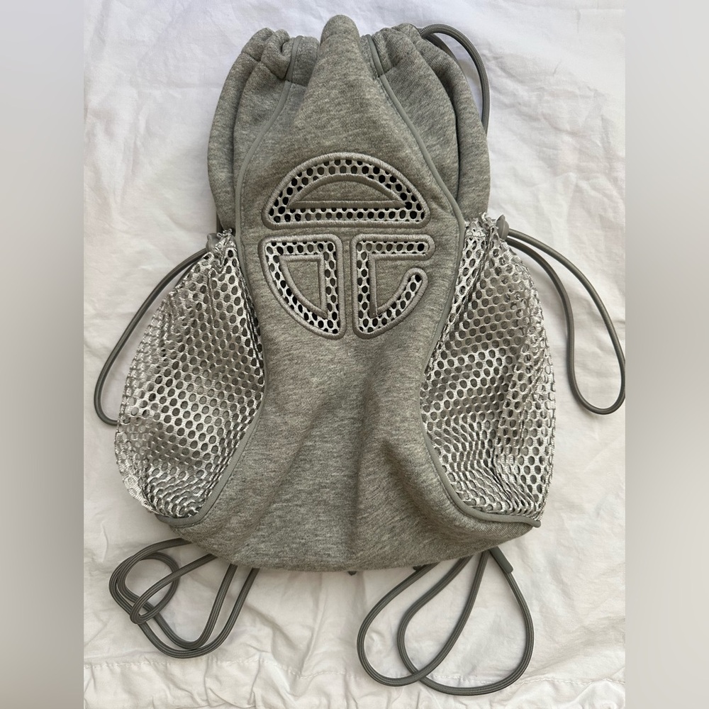 Telfar Heather Grey String Bag